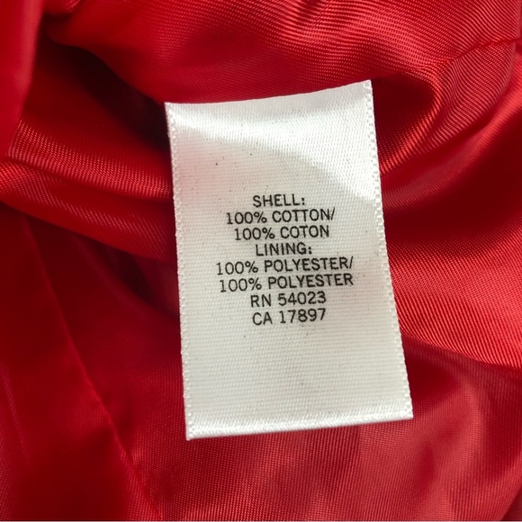 Banana Republic Factory Bright Red Trench Coat - Picture 5 of 6